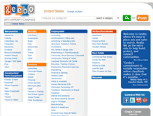 Tablet Screenshot of geebo.com